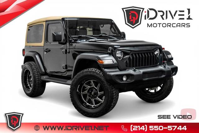 2020 Jeep Wrangler Black and Tan 4WD photo