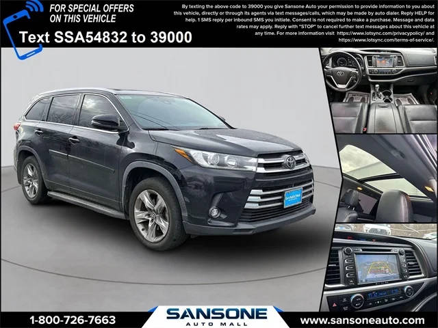 2019 Toyota Highlander Limited Platinum AWD photo