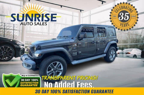 2020 Jeep Wrangler Unlimited Sahara 4WD photo