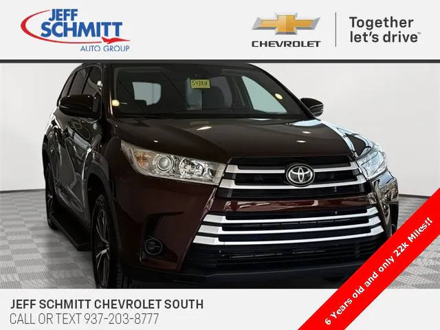 2019 Toyota Highlander LE FWD photo