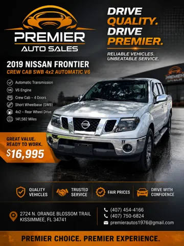 2019 Nissan Frontier SL RWD photo