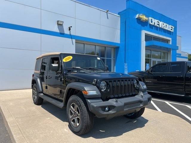 2020 Jeep Wrangler Unlimited Black and Tan 4WD photo