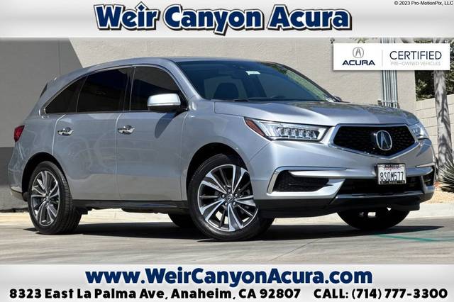 2020 Acura MDX w/Technology Pkg AWD photo