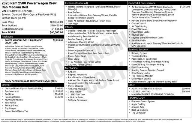 2020 Ram 2500 Power Wagon 4WD photo