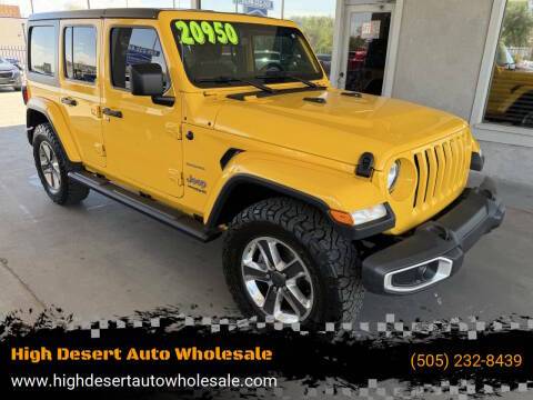 2020 Jeep Wrangler Unlimited Sahara 4WD photo
