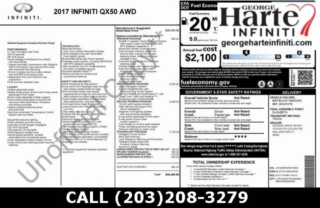 2017 Infiniti QX50  AWD photo