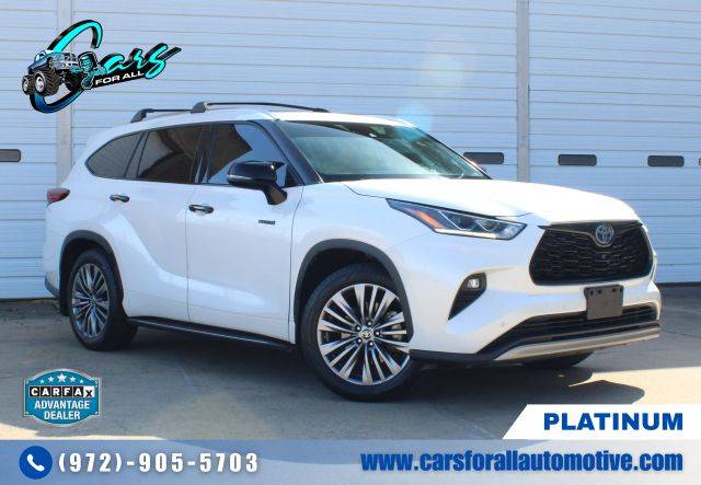 2021 Toyota Highlander Hybrid Platinum FWD photo