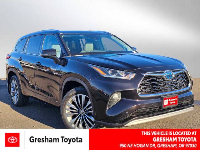 2021 Toyota Highlander Hybrid Platinum AWD photo