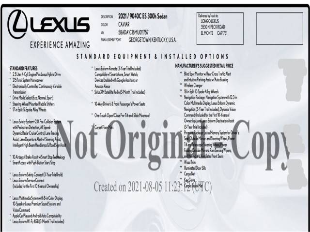 2021 Lexus RX RX 350 AWD photo