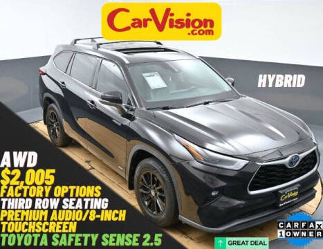 2021 Toyota Highlander Hybrid XLE AWD photo