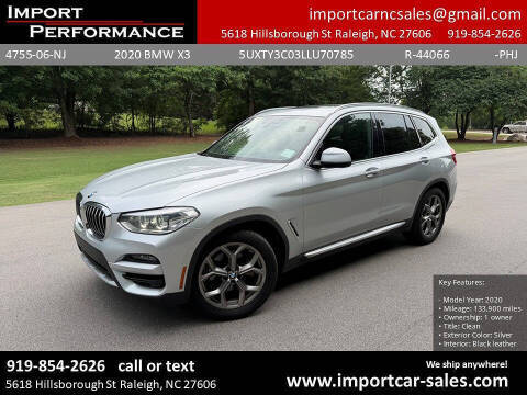 2020 BMW X3 sDrive30i RWD photo