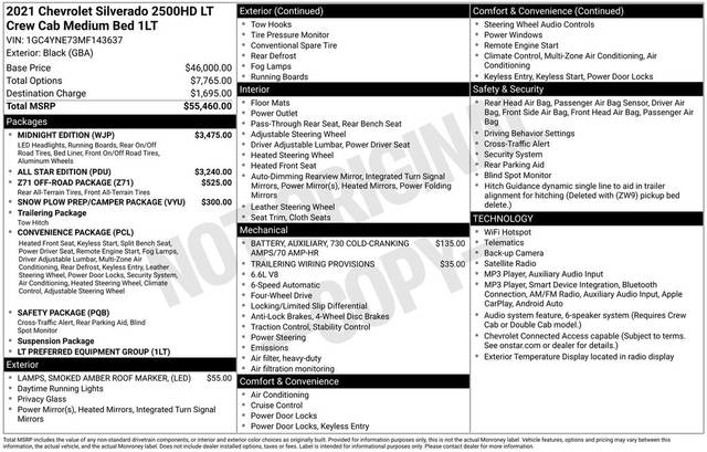 2021 Chevrolet Silverado 2500HD LT 4WD photo