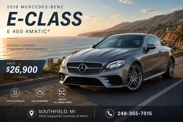 2019 Mercedes-Benz E-Class E 450 AWD photo