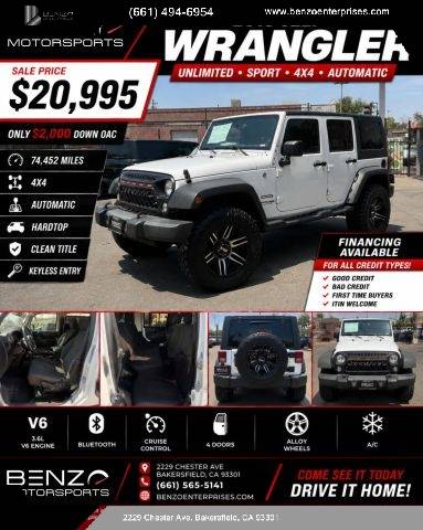 2018 Jeep Wrangler Unlimited Sport S 4WD photo