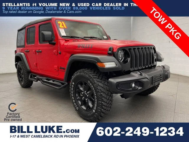 2021 Jeep Wrangler Unlimited Unlimited Willys 4WD photo