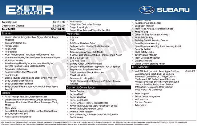 2021 Subaru Forester Limited AWD photo