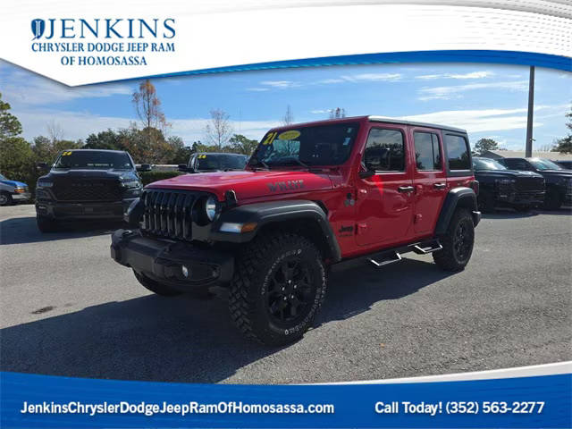 2021 Jeep Wrangler Unlimited Unlimited Willys Sport 4WD photo