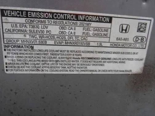 2021 Honda Accord LX FWD photo