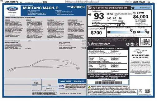 2021 Ford Mustang Mach-E Premium AWD photo