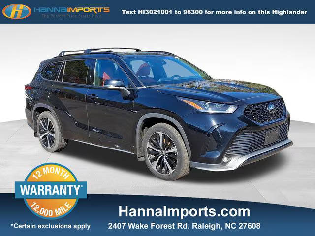 2021 Toyota Highlander XSE FWD photo