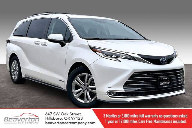 2021 Toyota Sienna Platinum AWD photo