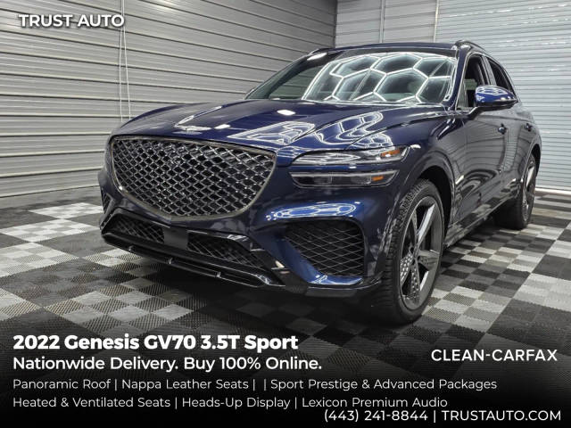 2022 Genesis GV70 3.5T Sport AWD photo