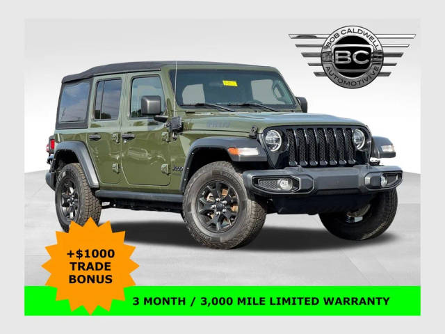 2021 Jeep Wrangler Unlimited Unlimited Willys 4WD photo