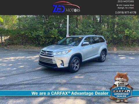 2019 Toyota Highlander LE FWD photo