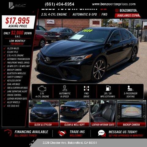 2020 Toyota Camry SE FWD photo