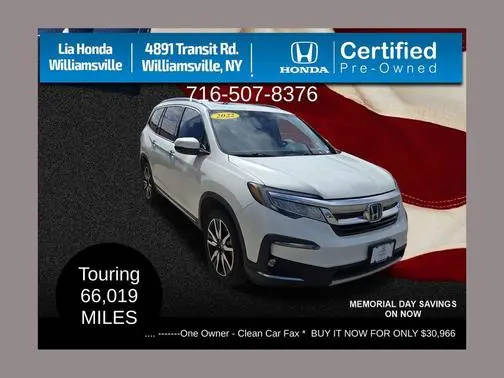 2022 Honda Pilot Touring 8-Passenger AWD photo