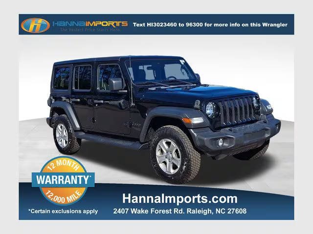 2021 Jeep Wrangler Unlimited Unlimited Sport S 4WD photo