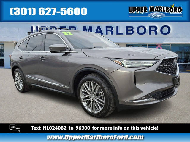 2022 Acura MDX w/Advance Package AWD photo