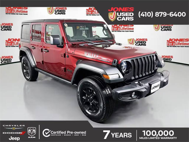 2021 Jeep Wrangler Unlimited Unlimited Willys 4WD photo