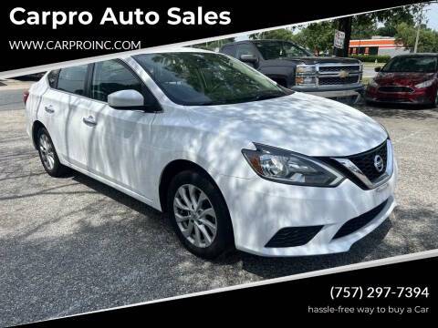 2019 Nissan Sentra SV FWD photo