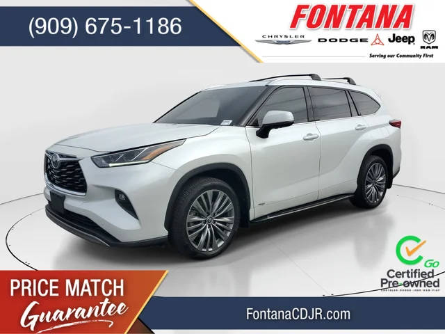 2022 Toyota Highlander Hybrid Platinum AWD photo