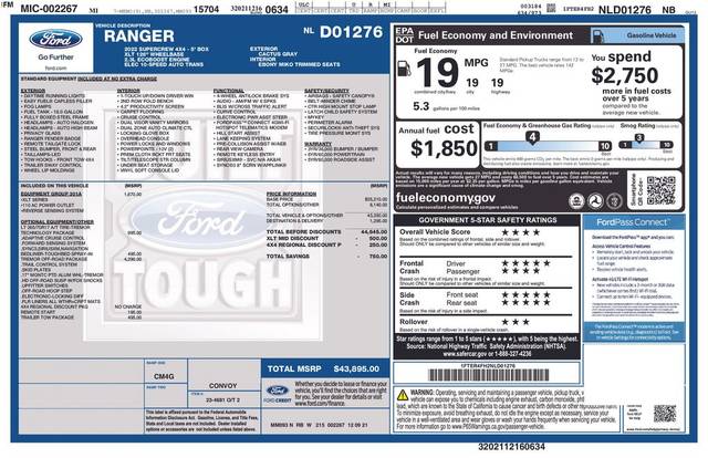 2022 Ford Ranger XLT 4WD photo