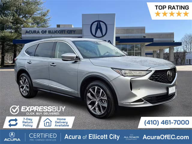 2022 Acura MDX w/Technology Package AWD photo