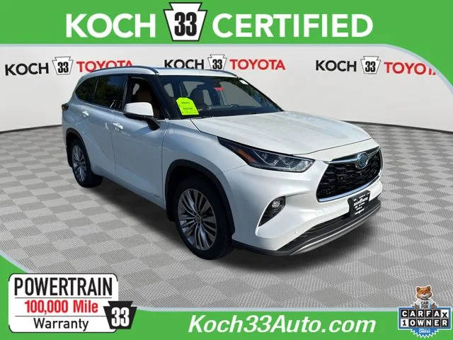 2022 Toyota Highlander Hybrid Platinum AWD photo
