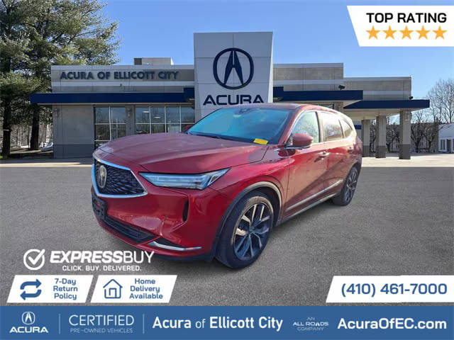 2022 Acura MDX w/Technology Package AWD photo