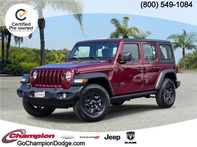 2022 Jeep Wrangler Unlimited Unlimited Sport 4WD photo