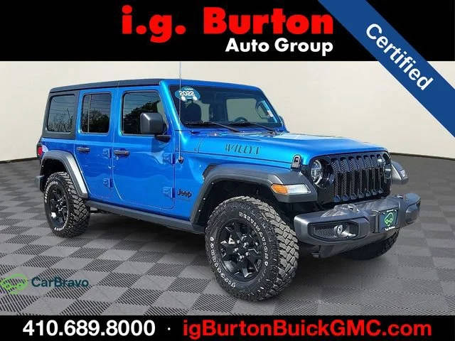 2022 Jeep Wrangler Unlimited Unlimited Willys 4WD photo