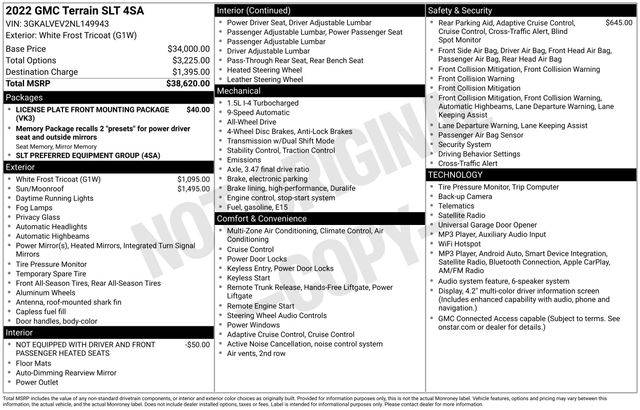2022 GMC Terrain SLT AWD photo