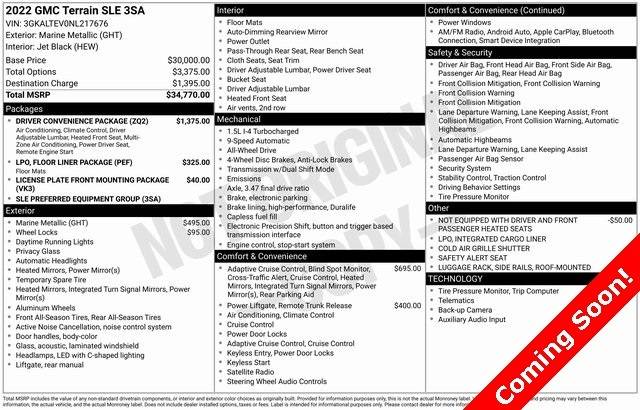 2022 GMC Terrain SLE AWD photo