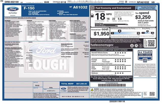2022 Ford F-150 LARIAT 4WD photo