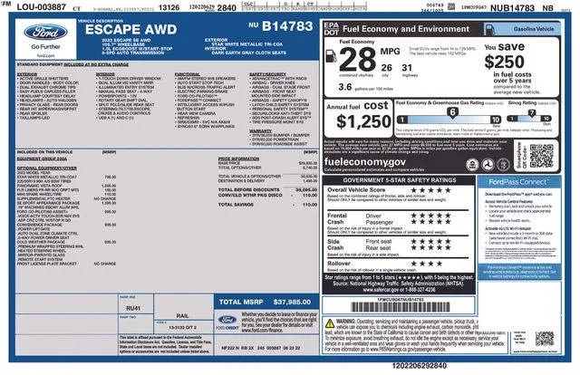 2022 Ford Escape SE AWD photo