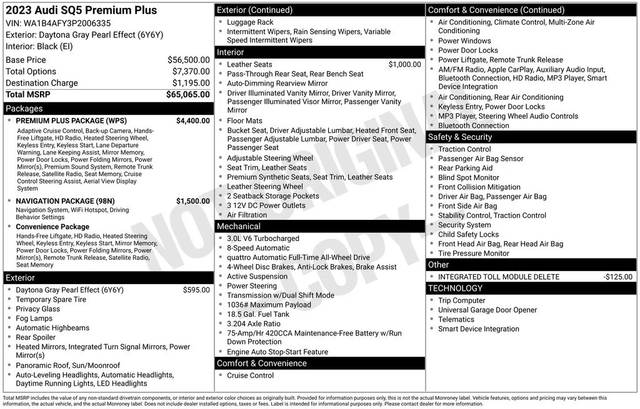 2023 Audi SQ5 Premium Plus AWD photo