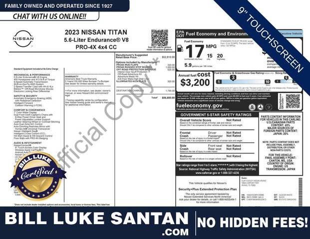 2023 Nissan Titan PRO-4X 4WD photo