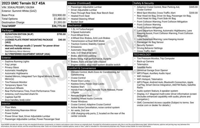2023 GMC Terrain SLT FWD photo