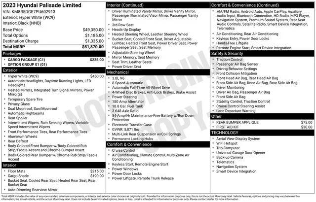 2023 Hyundai Palisade Limited AWD photo