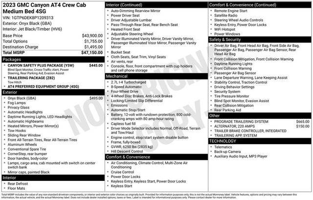 2023 GMC Canyon 4WD AT4 4WD photo